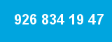 926 834 19 47 926 834 19 47